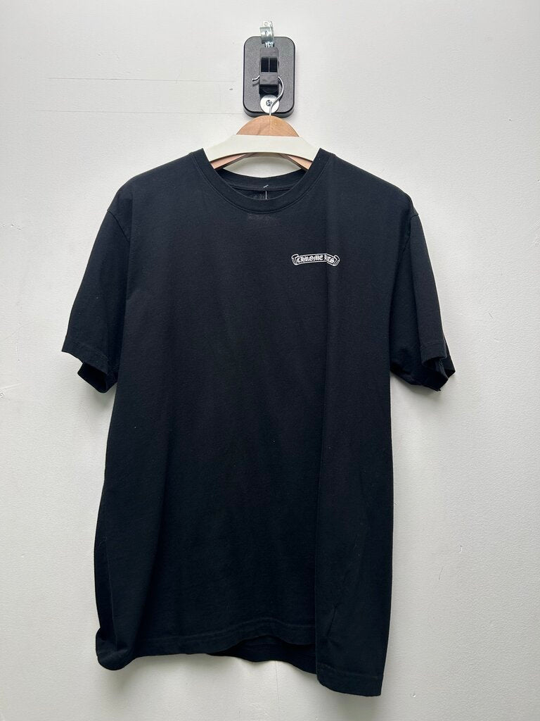 Preowned Chrome Hearts Las Vegas Black Sign Tee Sz.XL