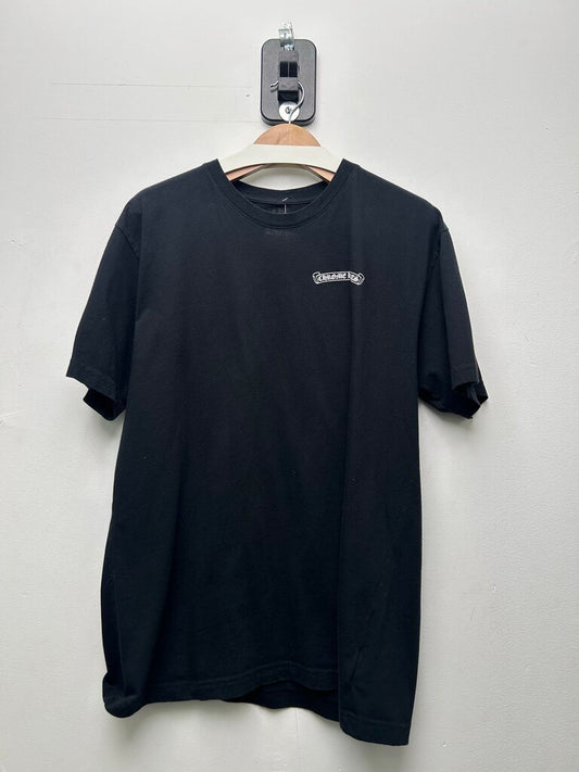 Preowned Chrome Hearts Las Vegas Black Sign Tee Sz.XL