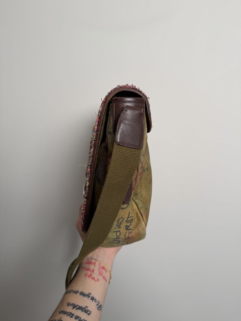 Preowned Chanel Small Messenger Graffiti Bag