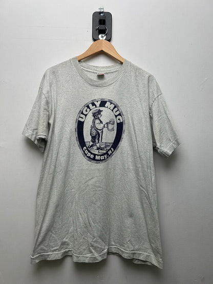 90s Ugly Mug Grey Tee Sz XL