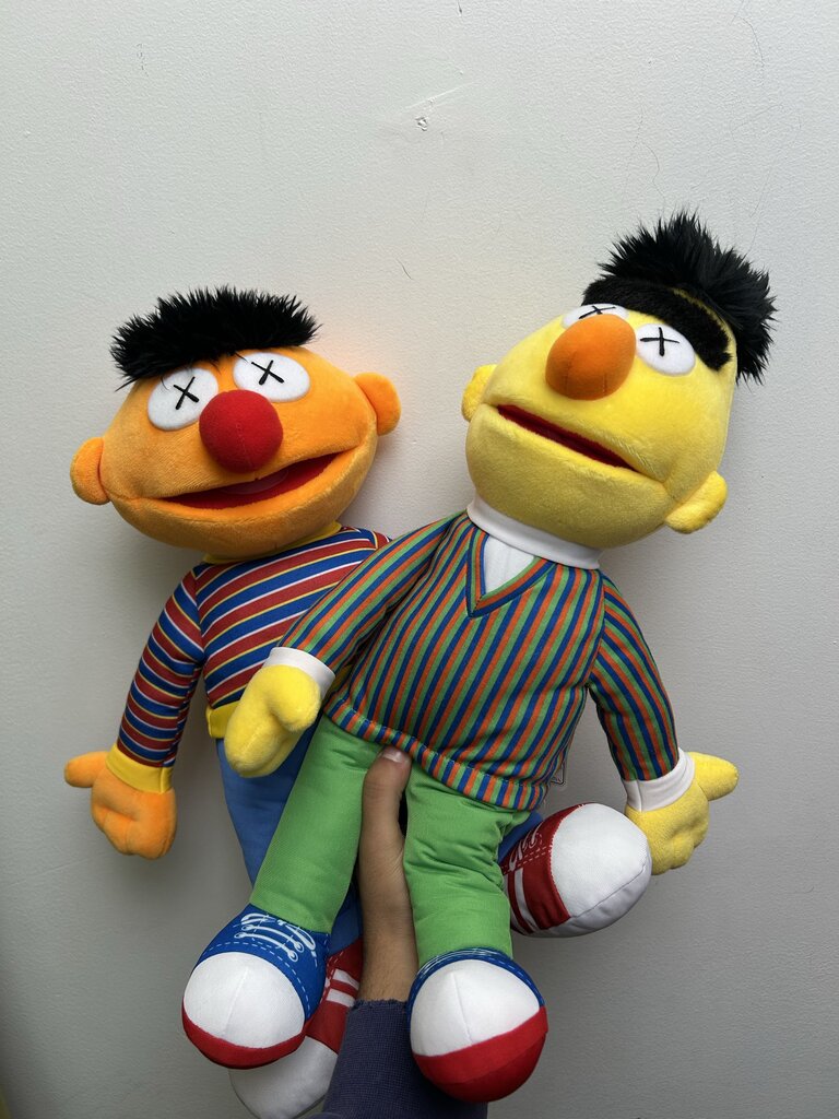 New KAWS Sesame Street Uniqlo Bert & Ernie