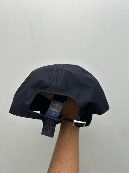 New Louis Vuitton Brown Sherpa Logo Navy Cap Sz. OS