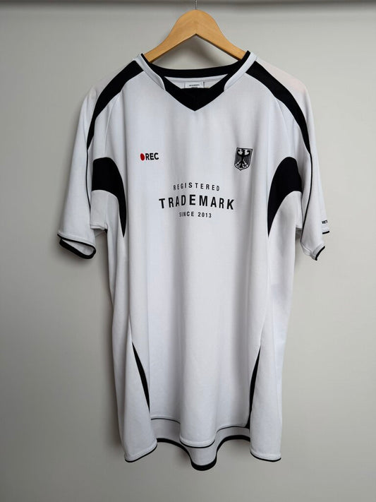 Preowned Vetements Black White Trademark Jersey size XL