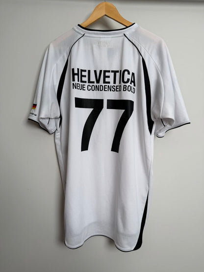 Preowned Vetements Black White Trademark Jersey size XL