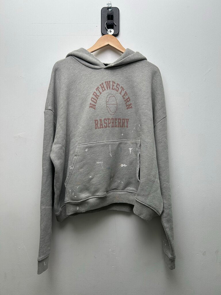 New GV Gallery Northwestern Grey Reversible Hoodie sz.L