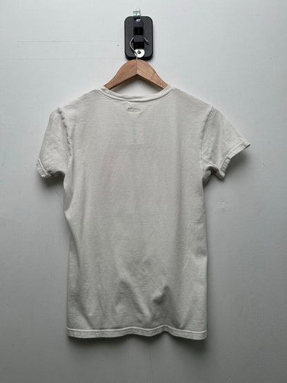 Preowned Kapital White Pink Farmy Tee Sz.1