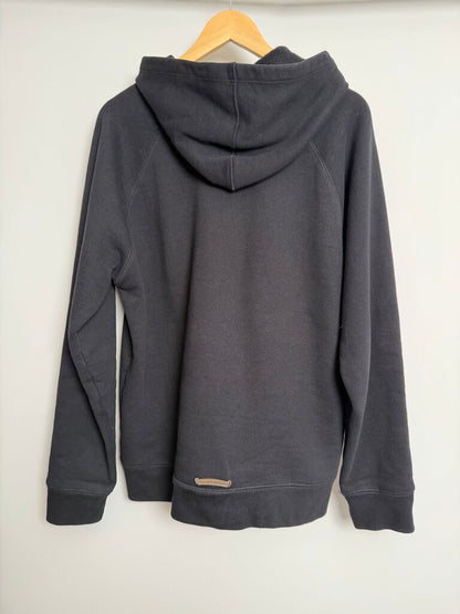 Preowned Chreme Heart King Taco Black White Hoodie size M
