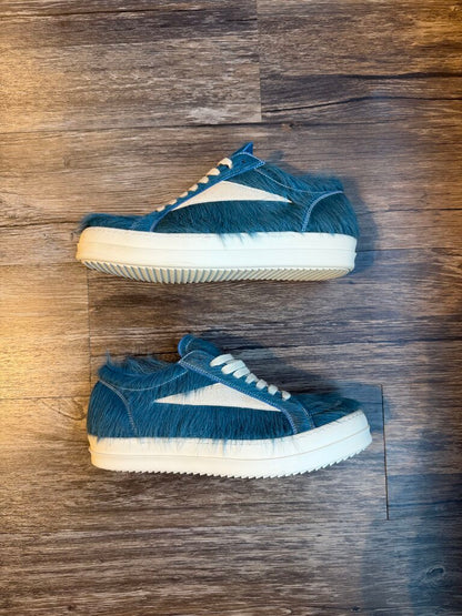 Pre-Owned Rick Wens Teal Mainline Mohair Vans Sz. 41