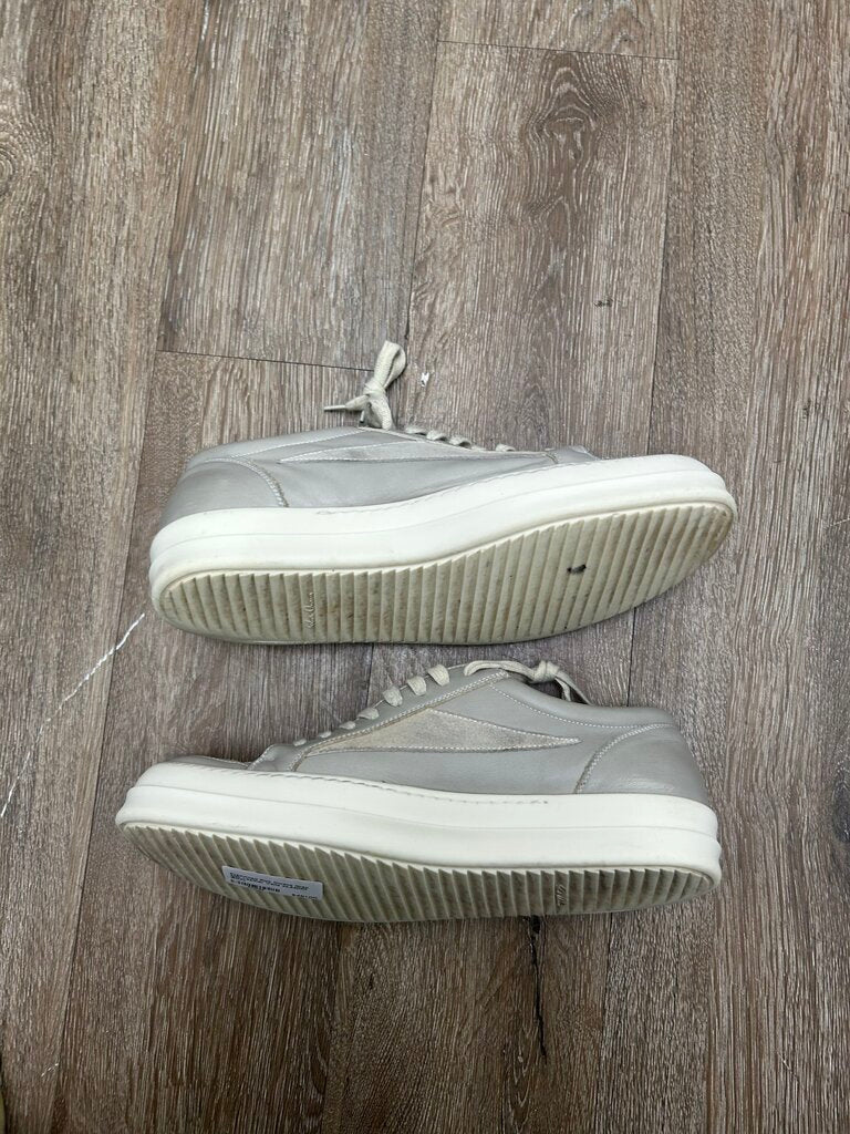 Preowned Rick Owens Grey Milk Leather Vans sz.44(NO BOX)