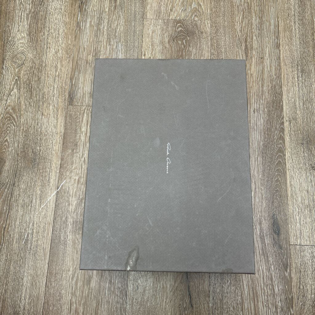 Preowned Rick Owens Grey Milk Leather Vans sz.44(NO BOX)