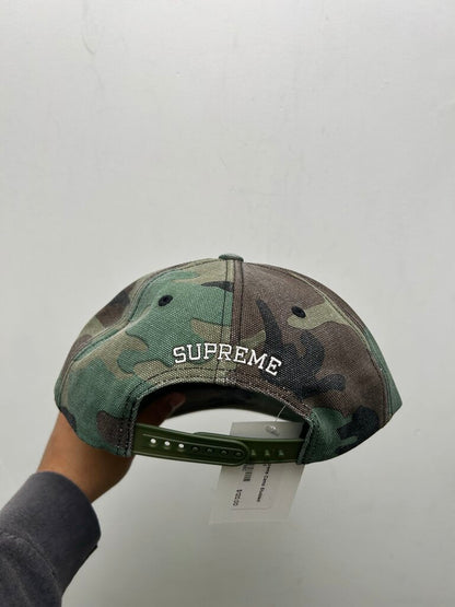 New Supreme Camo Studded Logo Hat
