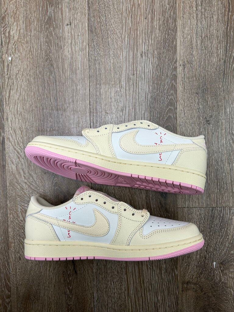 New Jordan 1 Low Travis Scott Shy Pink Sz.7.5