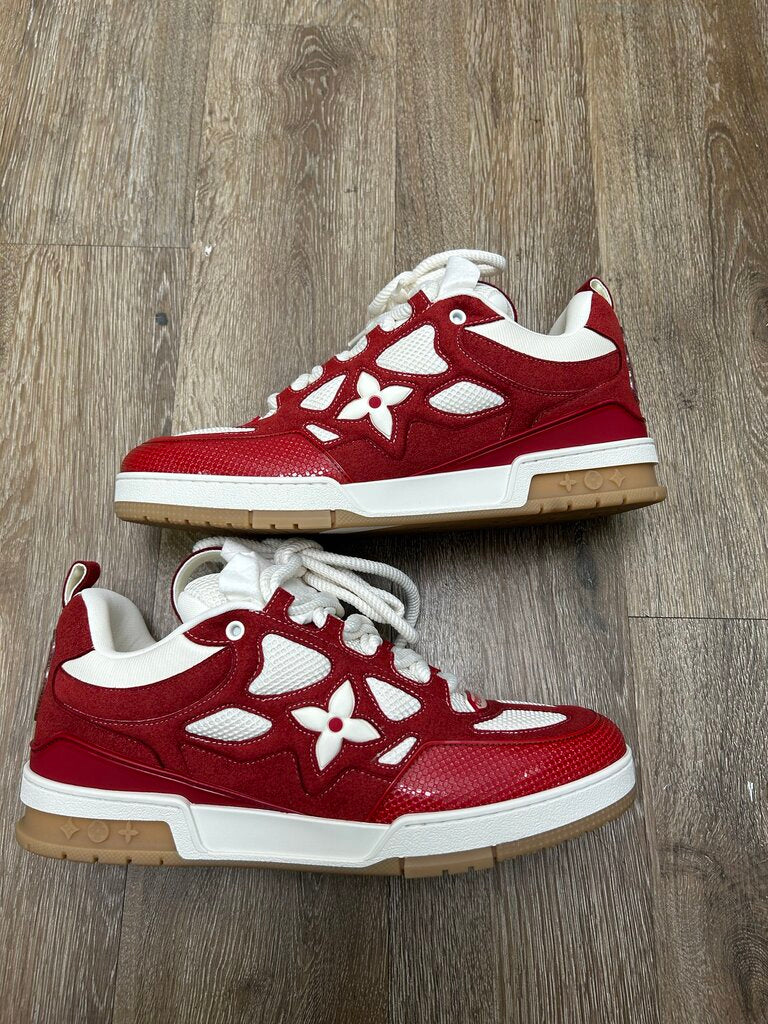 New Louis Vuitton Maroon Gum Bottom Skate sz.11LV (13M)