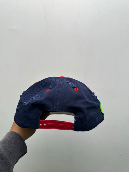 New Up 7 Skate Navy Red Street Team Hat