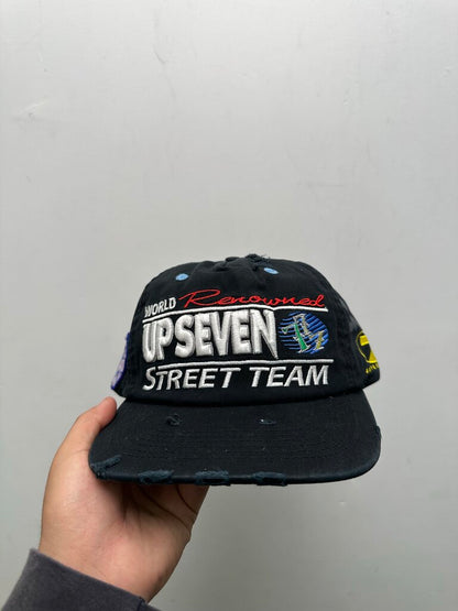 New Up 7 Skate Black Street Team Hat