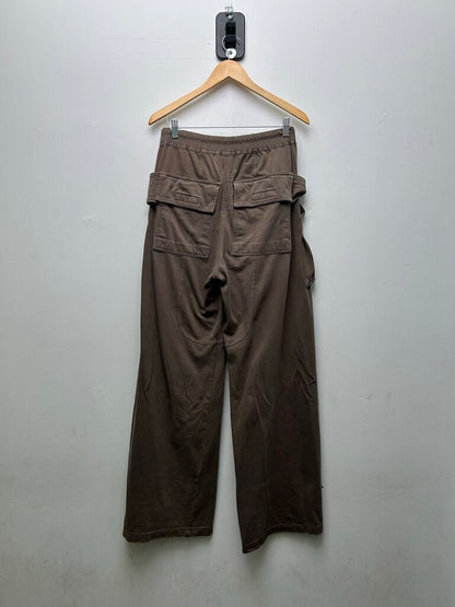 Preowned Rick Owens DRKSHDW Creatch Dust Brown Cargo Sweatpants sz.XS