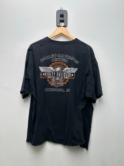 2012 Harley Davidson Ride Hard Motorcycle Tee Sz XL CROPPED