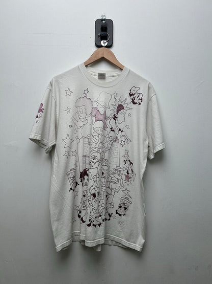 Preowned Supreme White Downtown Tee Sz.XL
