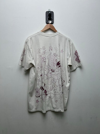Preowned Supreme White Downtown Tee Sz.XL