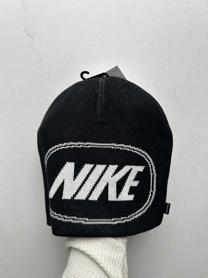 New Supreme Nike Black White Beanie