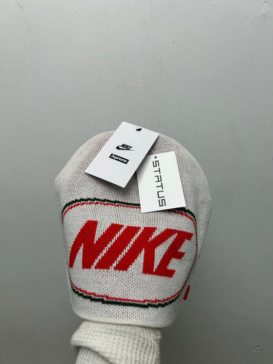 New Supreme Nike White Red Green Beanie