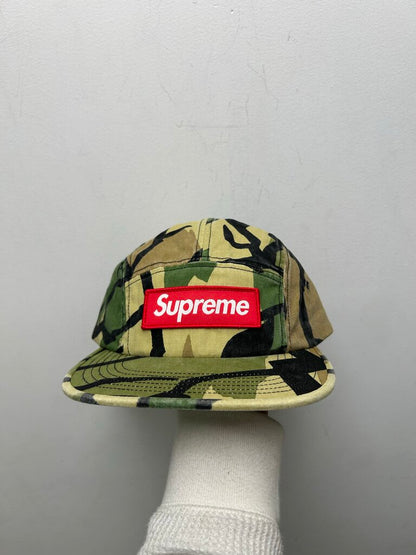 New Supreme Camo Green Red Box Logo Hat