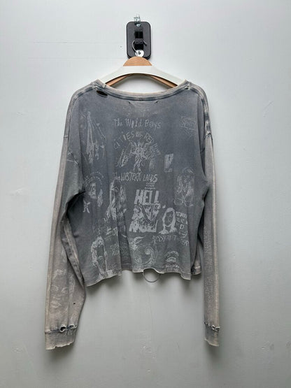 Preowned Paly Grey Bethlehem Ls Sz.Medium