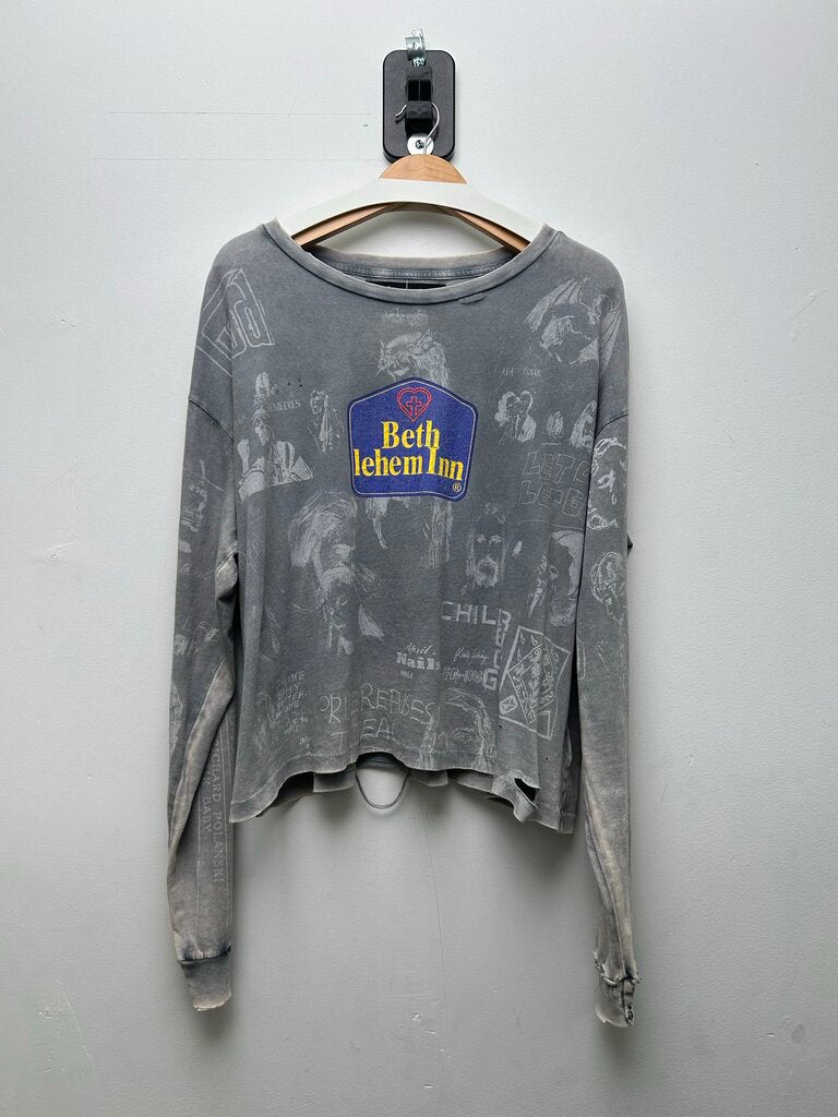 Preowned Paly Grey Bethlehem Ls Sz.Medium