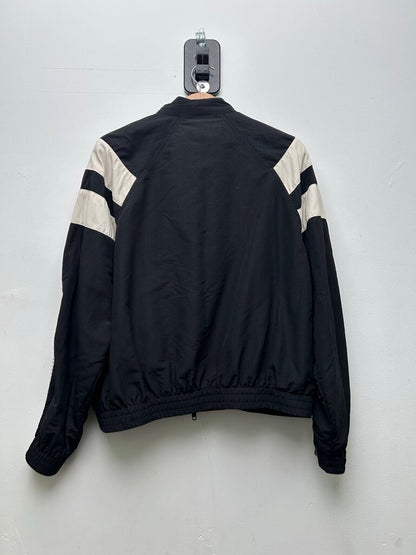 Preowned Balenciaga Black Grey White Sport Track Jacket Sz.1