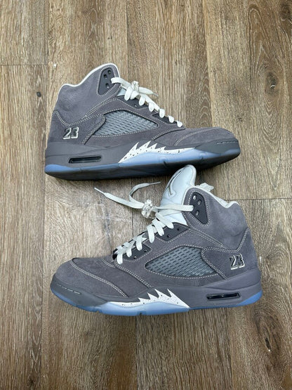 Preowned Jordan 5 Wolf Grey sz.12