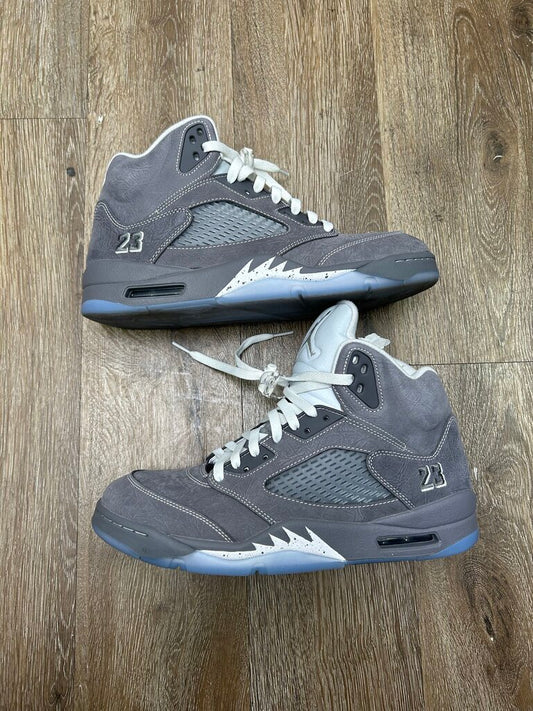 Preowned Jordan 5 Wolf Grey sz.12