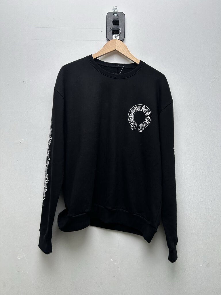 New Chrome Hearts Horseshoe Black Crewneck sz.M