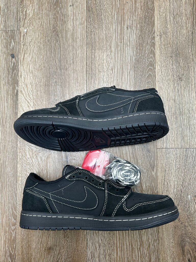 New Jordan 1 Low Travis Scott Phantom Black Sz.9