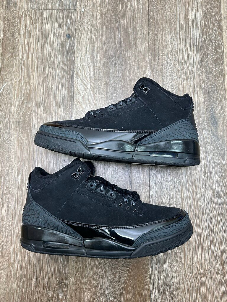 Preowned Jordan 3 Black Cat Sz.9