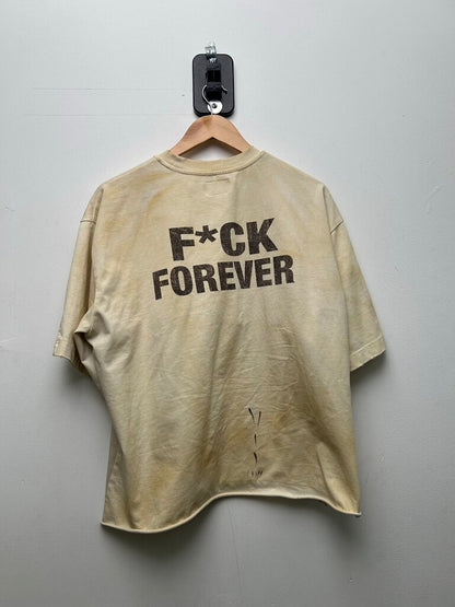 Preowned Bottega Desires White Layered Tee Sz.Small