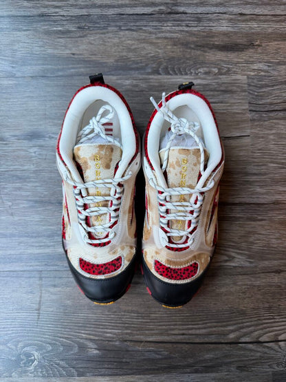 New Sicko Hiking Shoe Red/Brown Giraffe Size 8