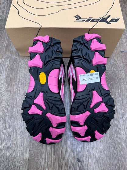 New Sicko Eric Emanuel Black Pink Plaid Hiking Shoe sz.8