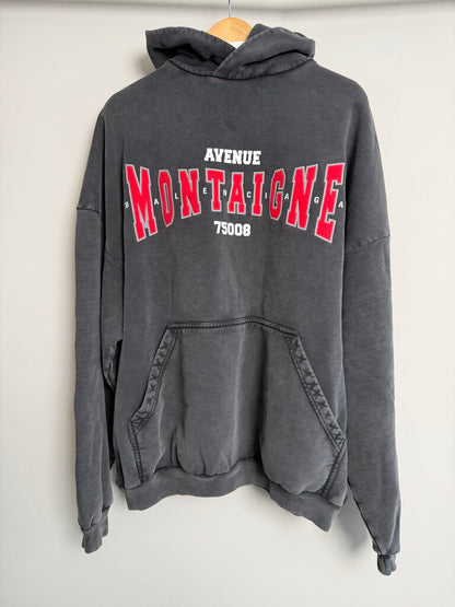 Preowned Balenciaga Montaige Grey Hoodie size XL/2XL