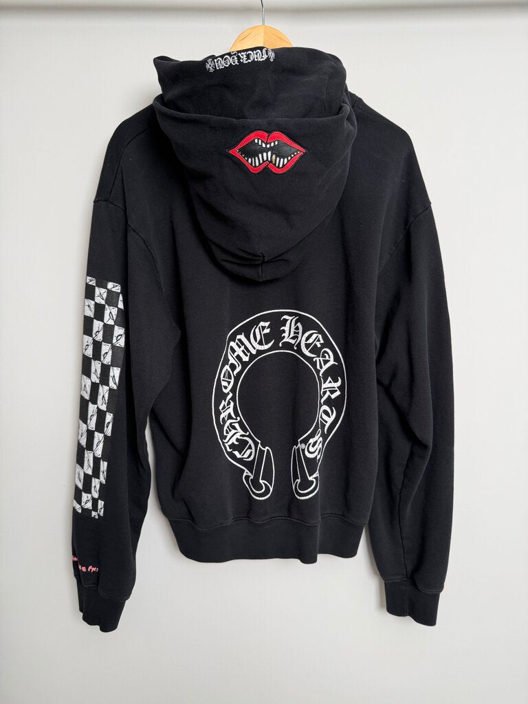 Pre-Owned Chrome Hearts Matty Boy Double Hood Hoodie Sz. L