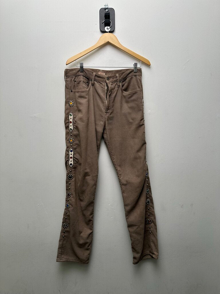 Preowned Kapital Corduroy Tan Pants Size 32