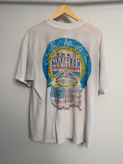 Pre-Owend Vintage 1989 The Who Tour Tee Sz. L