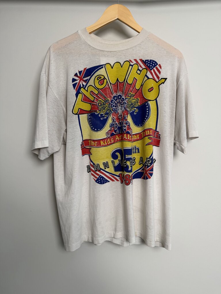 Pre-Owend Vintage 1989 The Who Tour Tee Sz. L