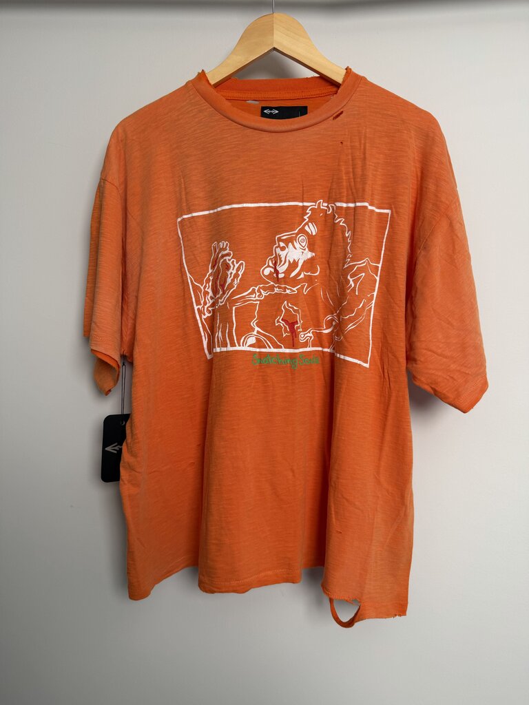 New HMDD Soul Snatcher Orange Tee Size M