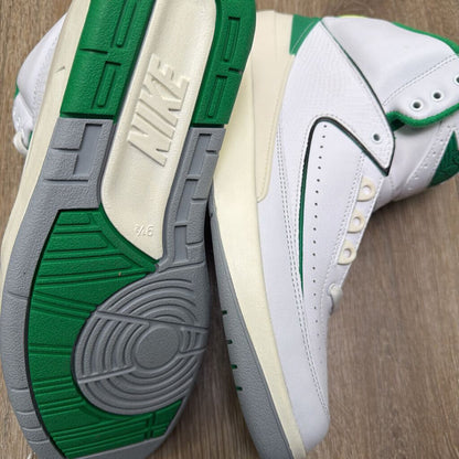 Preowned Jordan 2 Lucky Green Size 9.5 (No Box)
