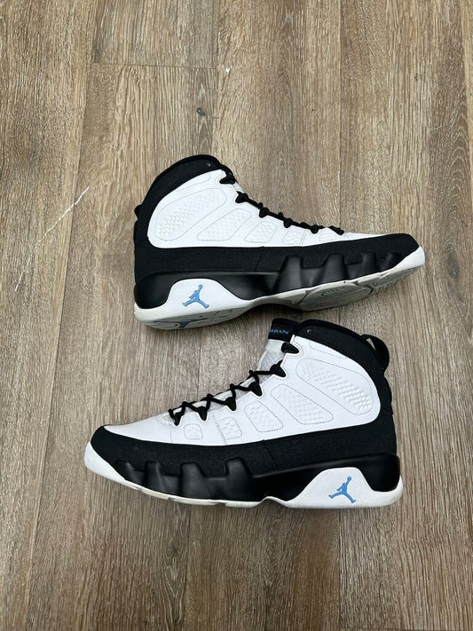 Preowned Jordan 9 University Blue Size 9.5 (No Box)