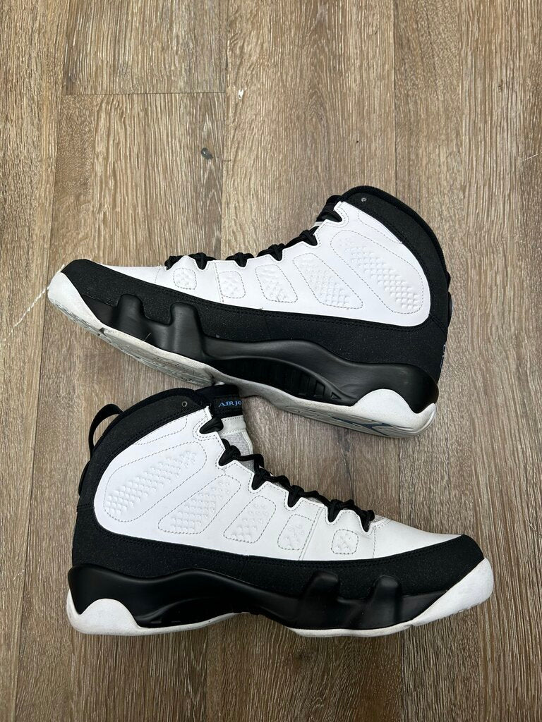 Preowned Jordan 9 University Blue Size 9.5 (No Box)