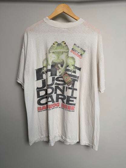 Vintage 90s Bad Frog Tee Size XL