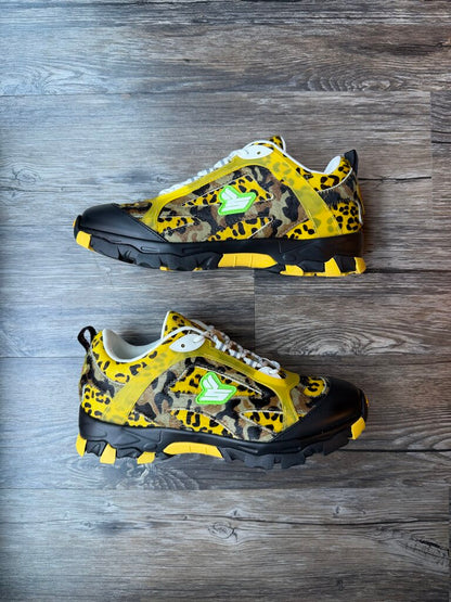 New Sicko Yellow Leopard/Camo Size 9