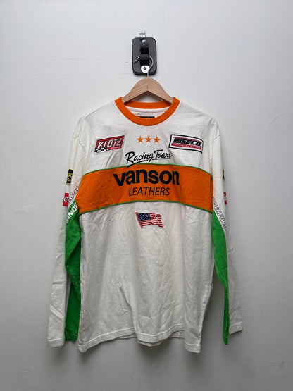New Supreme Vanson Leathers Racing Longsleeve sz.L