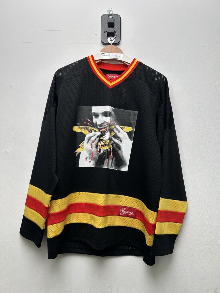 Preowned Supreme Antihero Ozzy Hockey jersey Size Small